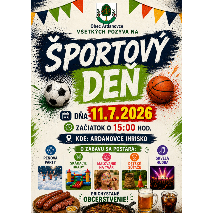 Športový deň obce Ardanovce